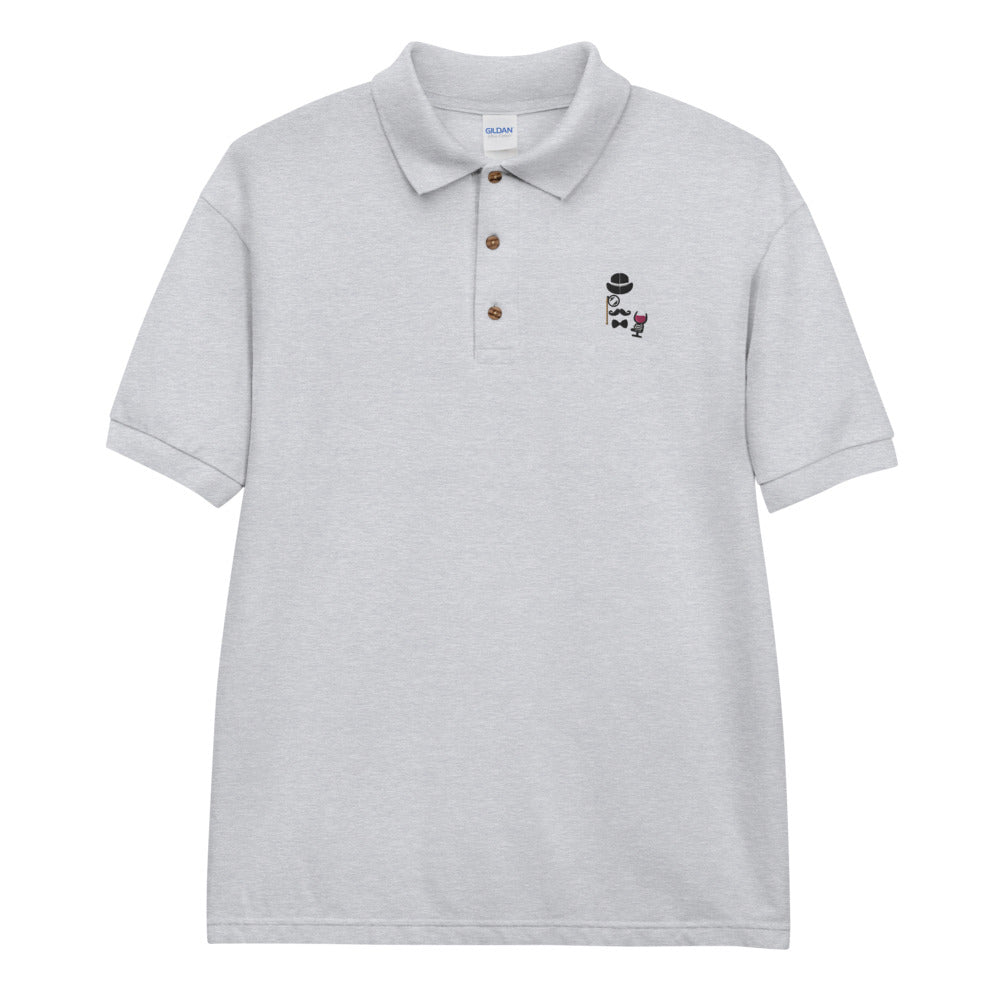 DECADENTISMO - Embroidered polo shirt
