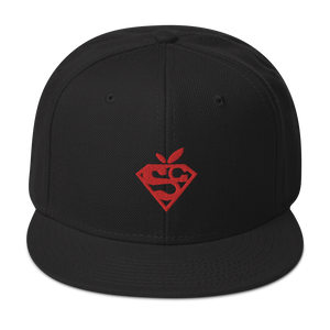 SUPER GABRIELLI - Cappello ricamato filo rosso