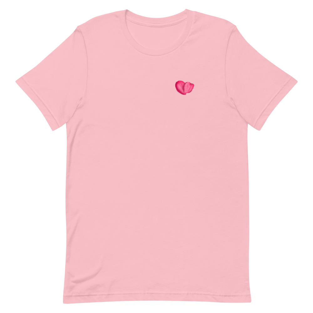 PETAL HEART - T-Shirt Rosa